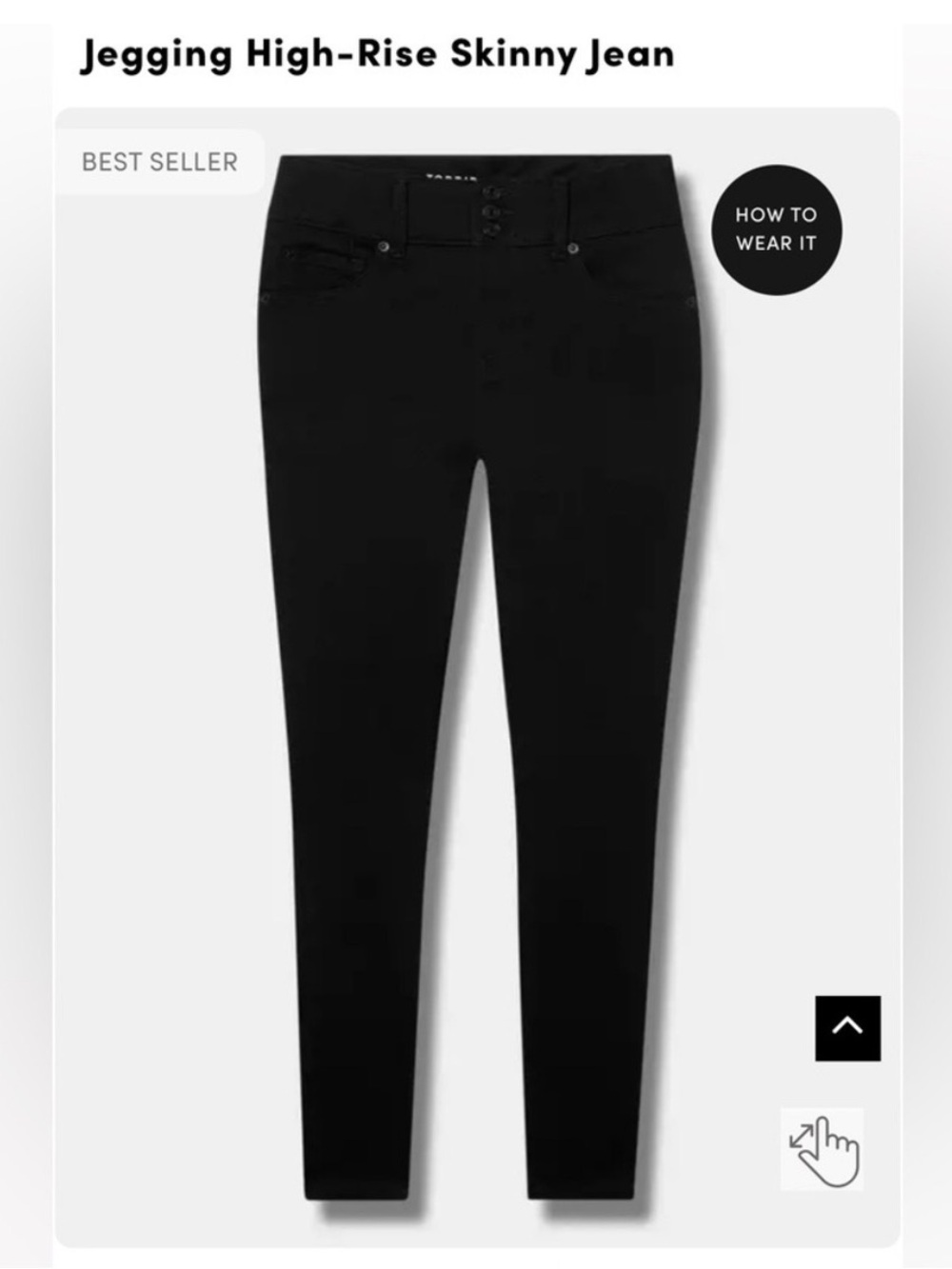 torrid Black Women's Skinny Jeans - Picture 5 of 6